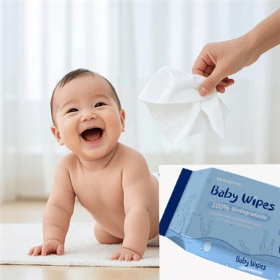 Baby våtservetter för röd rumpa